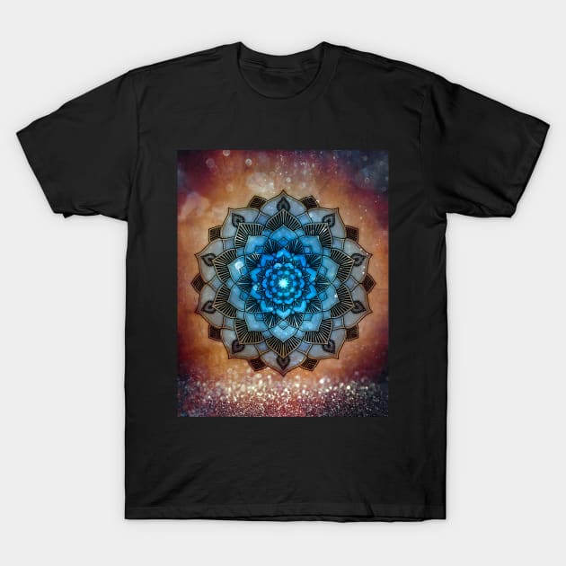 Particles mandala T-Shirt by MCAshe spiritual art 